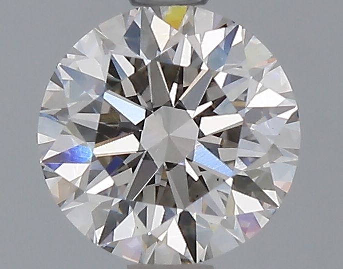 Lab-Grown Round Diamond - 1.07 Carats, Fancy Vivid Blue Color, VS1 Clarity - Certified by IGI - Report Number: LG675576519