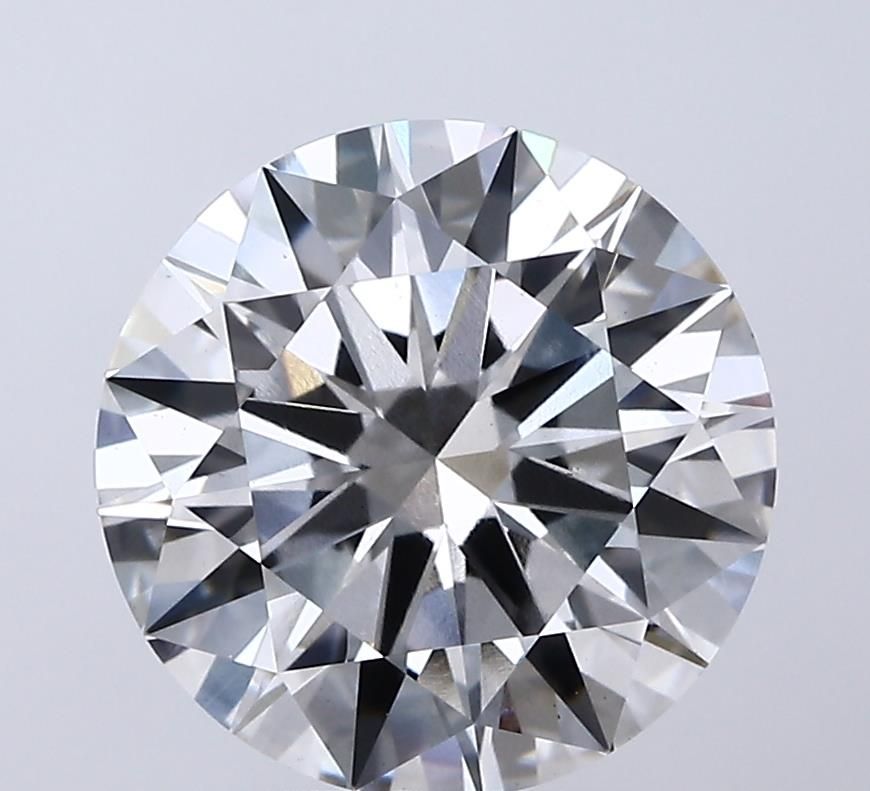 Lab-Grown Round Diamond - 4.02 Carats, F Color, VS1 Clarity - Certified by IGI - Report Number: LG715589153