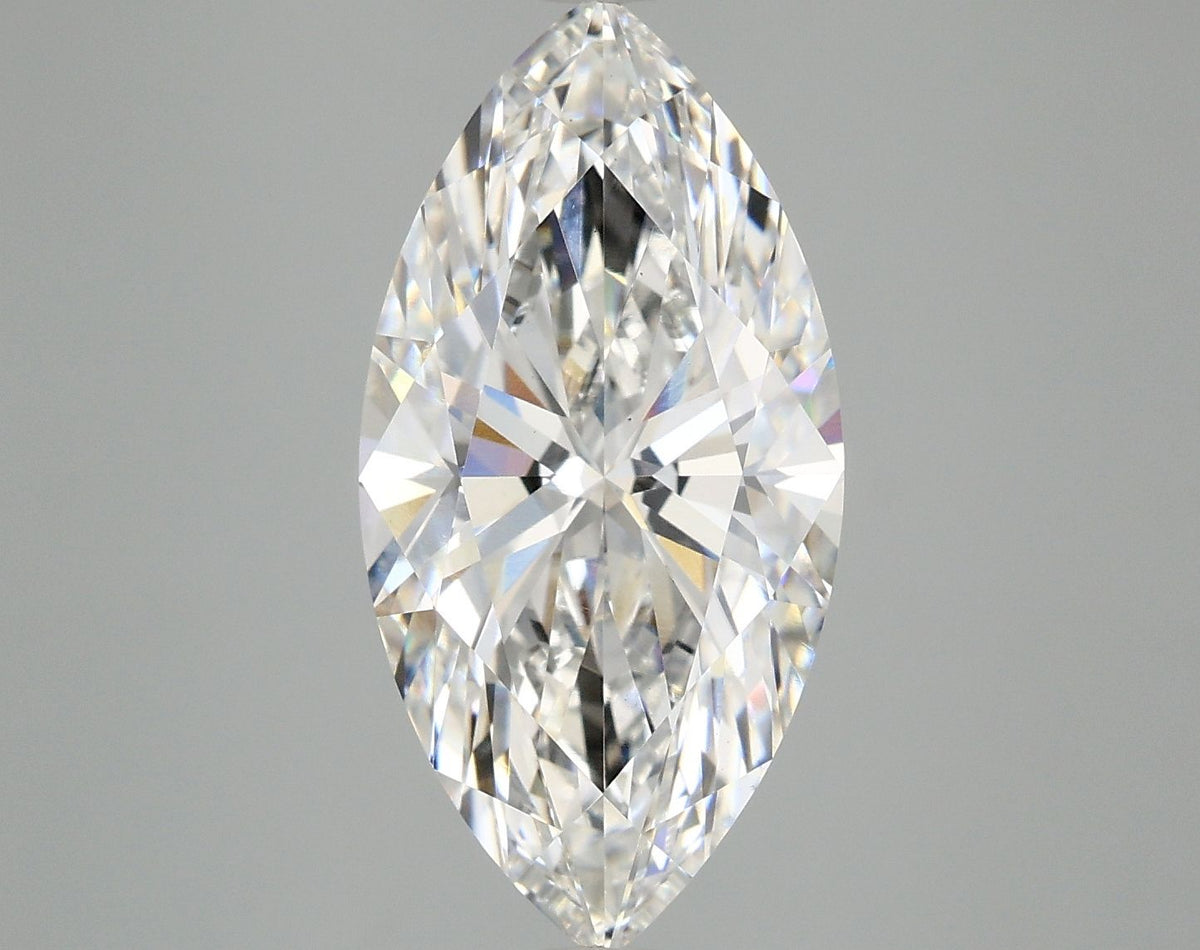 Lab-Grown Marquise Diamond - 4.82 Carats, F Color, VS1 Clarity - Certified by IGI - Report Number: LG691540947