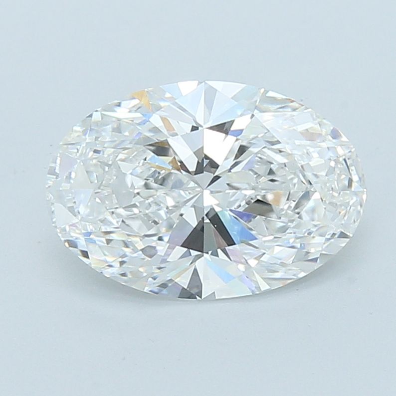 Lab-Grown Oval Diamond - 3.06 Carats, E Color, VVS2 Clarity - Certified by IGI - Report Number: LG717578314