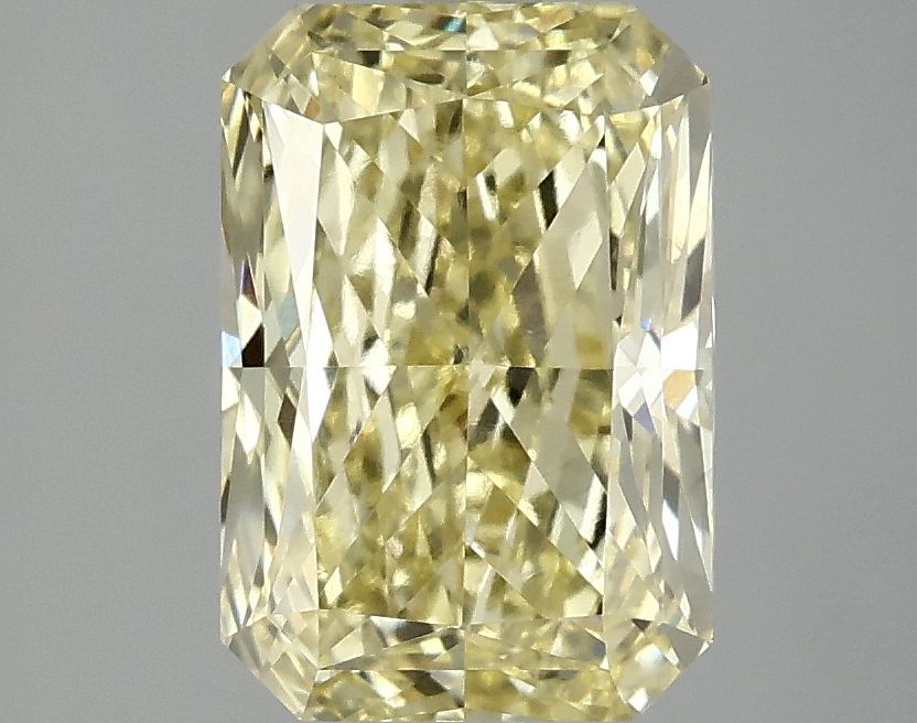 Lab-Grown Radiant Diamond - 2.96 Carats, Fancy Intense Yellow Color, VS1 Clarity - Certified by IGI - Report Number: LG685540107