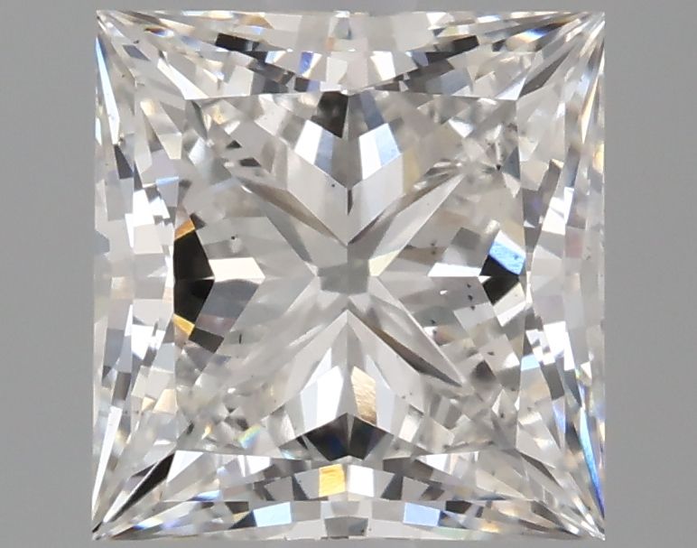 Lab-Grown Princess Diamond - 2.55 Carats, F Color, VS2 Clarity - Certified by IGI - Report Number: LG627407002