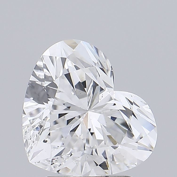 Lab-Grown Heart Diamond - 2.52 Carats, F Color, VS2 Clarity - Certified by IGI - Report Number: LG608390927