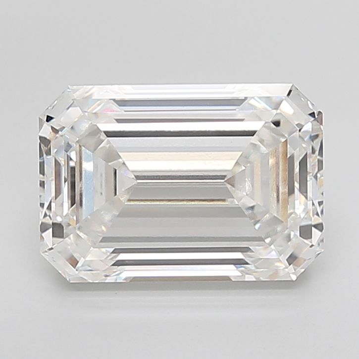 Lab-Grown Emerald Diamond - 8.58 Carats, F Color, VVS2 Clarity - Certified by IGI - Report Number: LG689542561