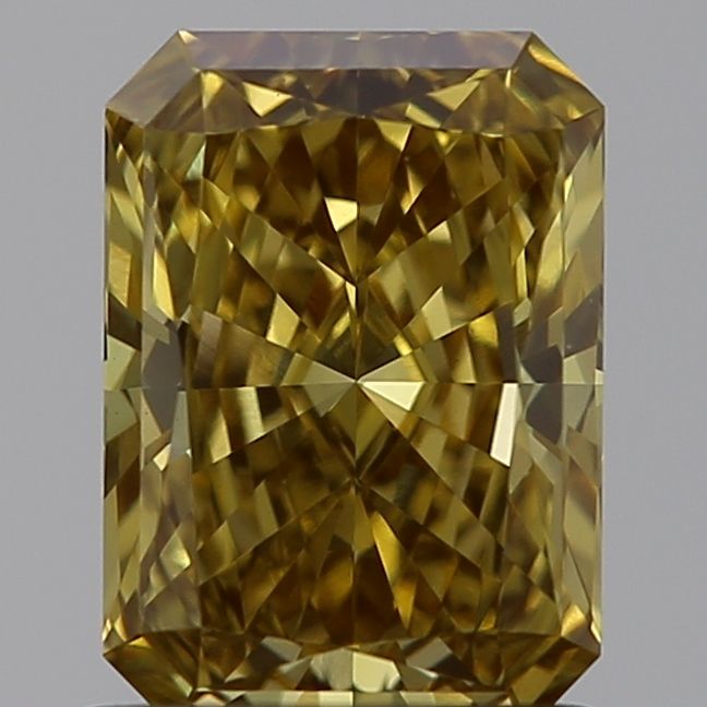 Lab-Grown Radiant Diamond - 1.06 Carats, Fancy Intense Yellow Color, VS1 Clarity - Certified by IGI - Report Number: LG598326419