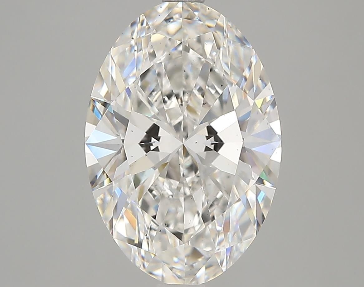 Lab-Grown Oval Diamond - 4.03 Carats, F Color, VS2 Clarity - Certified by IGI - Report Number: LG668439422