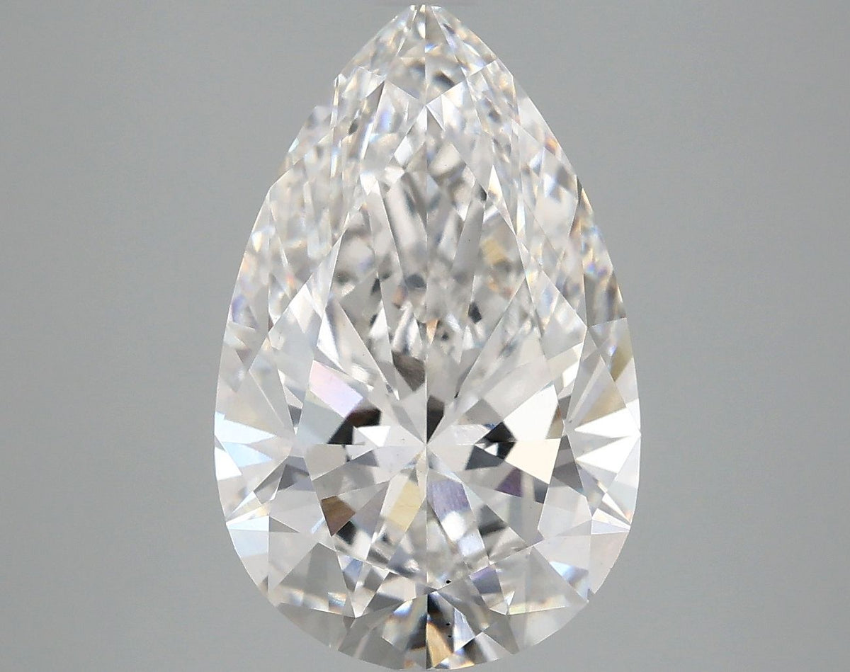 Lab-Grown Pear Diamond - 4.8 Carats, F Color, VS1 Clarity - Certified by IGI - Report Number: LG671485525