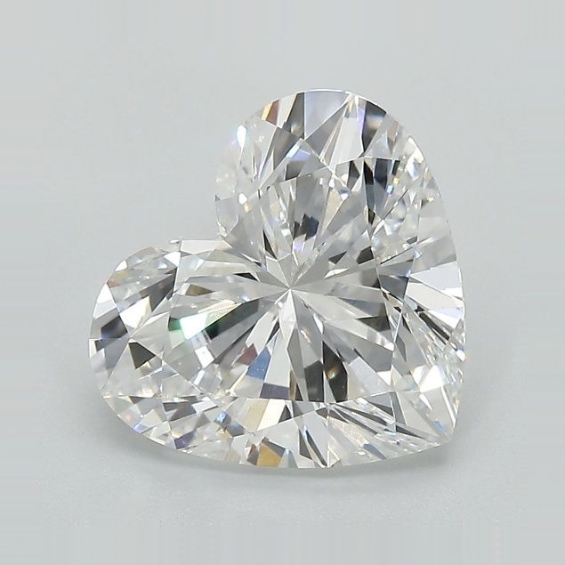 Lab-Grown Heart Diamond - 4.0 Carats, E Color, VVS2 Clarity - Certified by IGI - Report Number: LG675510114