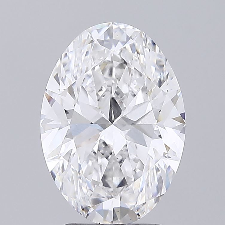 Lab-Grown Oval Diamond - 3.53 Carats, E Color, VS1 Clarity - Certified by IGI - Report Number: LG717514589