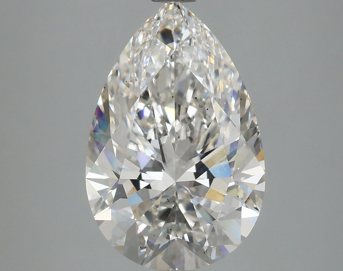 Lab-Grown Pear Diamond - 4.57 Carats, F Color, VS2 Clarity - Certified by IGI - Report Number: LG611387020
