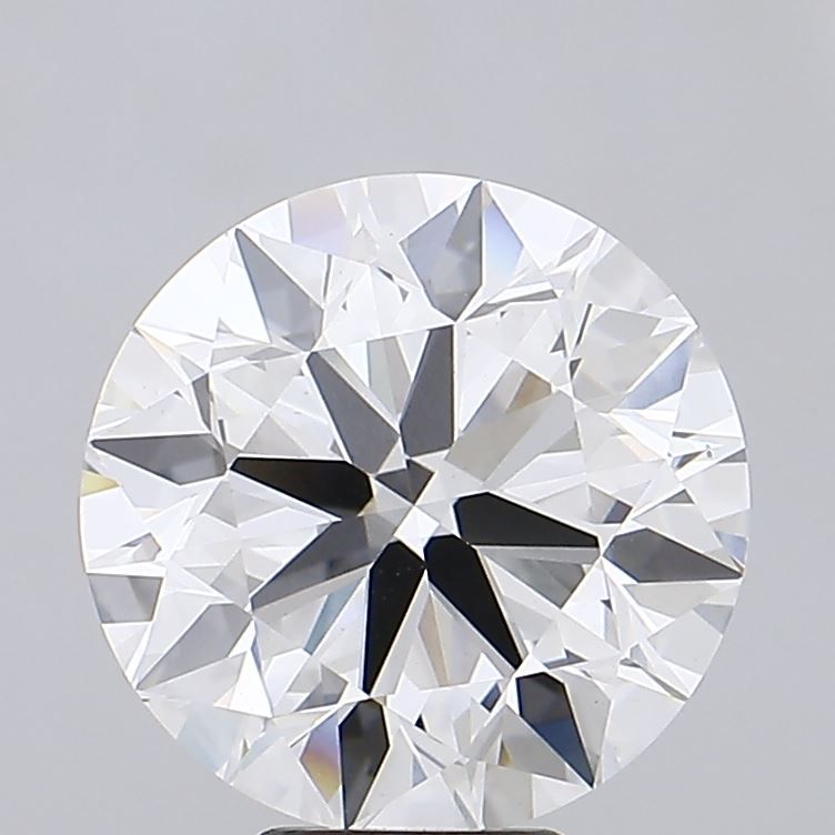 Lab-Grown Round Diamond - 8.01 Carats, E Color, VS1 Clarity - Certified by IGI - Report Number: LG667435641