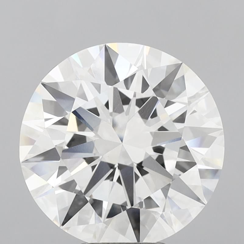 Lab-Grown Round Diamond - 6.04 Carats, E Color, VS1 Clarity - Certified by IGI - Report Number: LG710514637