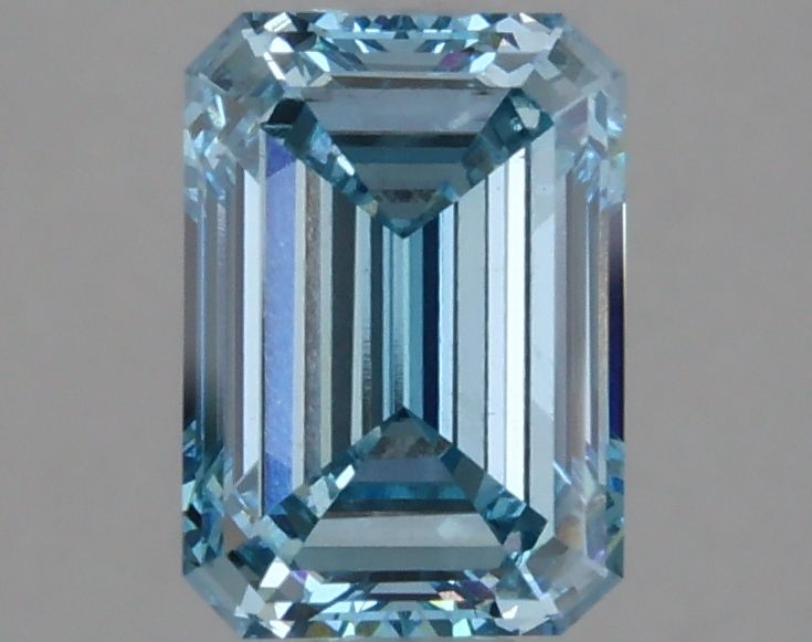 Lab-Grown Emerald Diamond - 1.96 Carats, Fancy Vivid Blue Color, VS2 Clarity - Certified by IGI - Report Number: LG629474971