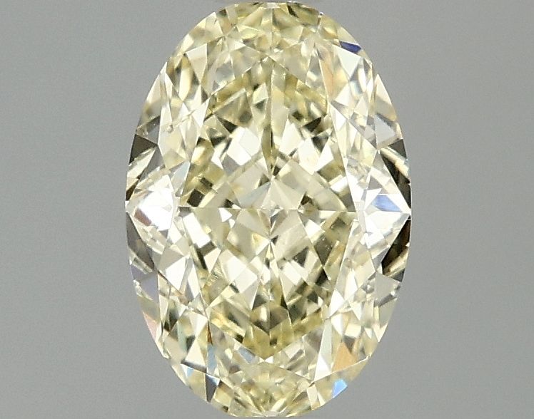 Lab-Grown Oval Diamond - 1.52 Carats, Fancy Intense Yellow Color, VVS2 Clarity - Certified by IGI - Report Number: LG675599548