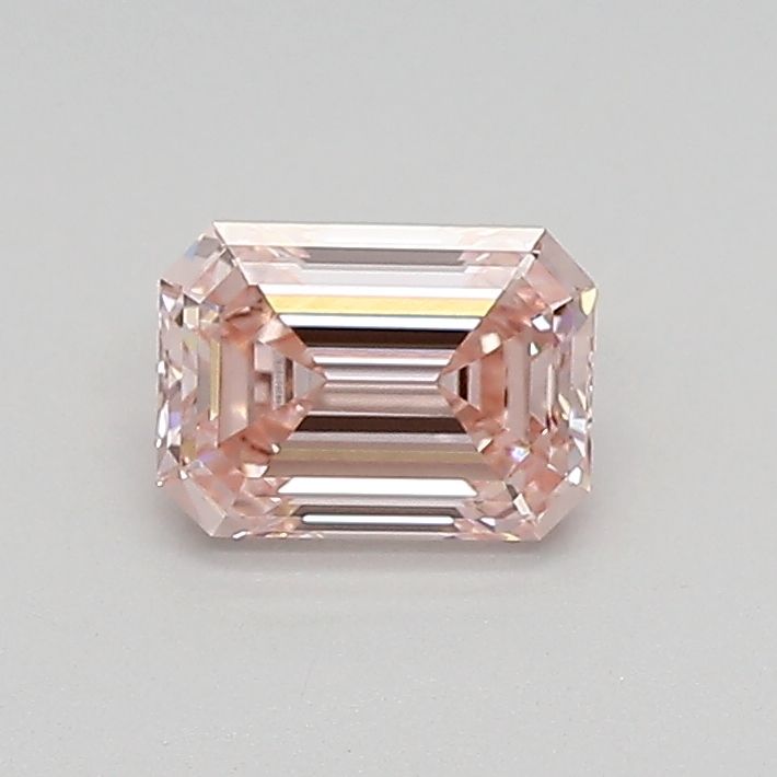 Lab-Grown Emerald Diamond - 0.54 Carats, Fancy Intense Pink Color, VVS1 Clarity - Certified by IGI - Report Number: LG683527373