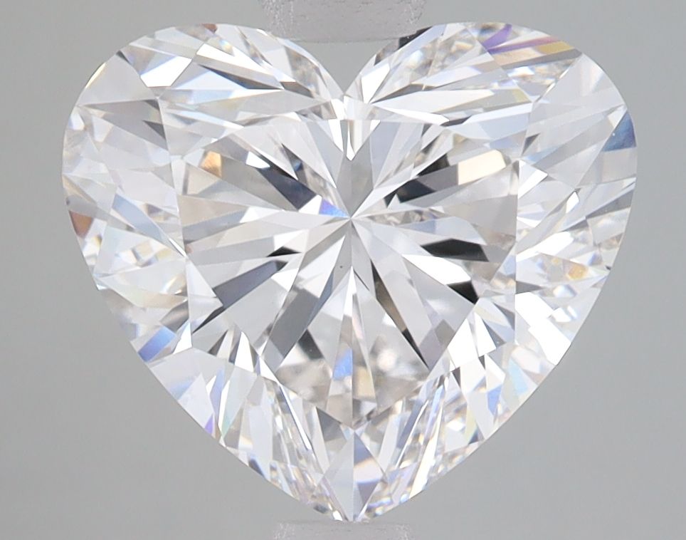 Lab-Grown Heart Diamond - 4.0 Carats, F Color, VS1 Clarity - Certified by IGI - Report Number: LG654498944