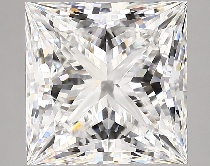 Lab-Grown Princess Diamond - 4.56 Carats, F Color, VVS2 Clarity - Certified by IGI - Report Number: LG687521927