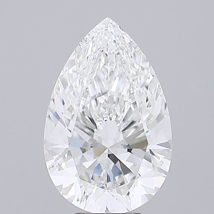 Lab-Grown Pear Diamond - 7.01 Carats, E Color, VS1 Clarity - Certified by IGI - Report Number: LG715519806