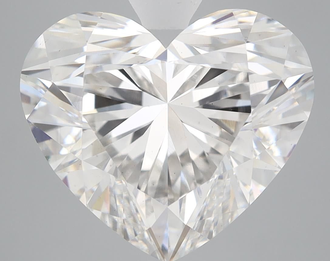 Lab-Grown Heart Diamond - 7.27 Carats, F Color, VS1 Clarity - Certified by IGI - Report Number: LG591302488