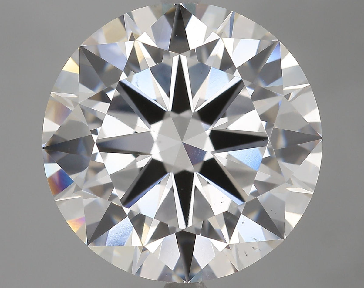 Lab-Grown Round Diamond - 7.58 Carats, E Color, VS2 Clarity - Certified by IGI - Report Number: LG595366459