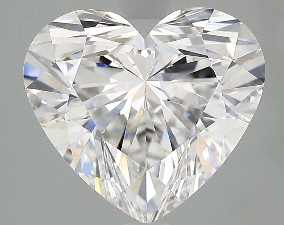 Lab-Grown Heart Diamond - 3.56 Carats, E Color, VVS2 Clarity - Certified by IGI - Report Number: LG710578441