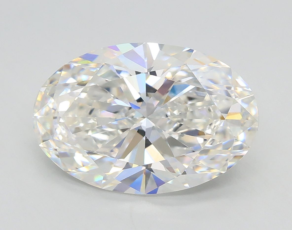 Lab-Grown Oval Diamond - 3.53 Carats, F Color, VS1 Clarity - Certified by IGI - Report Number: LG691568695