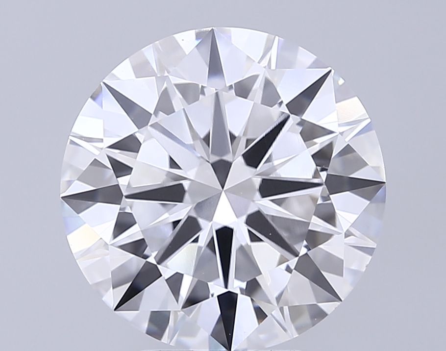 Lab-Grown Round Diamond - 6.03 Carats, F Color, VVS2 Clarity - Certified by IGI - Report Number: LG691561167