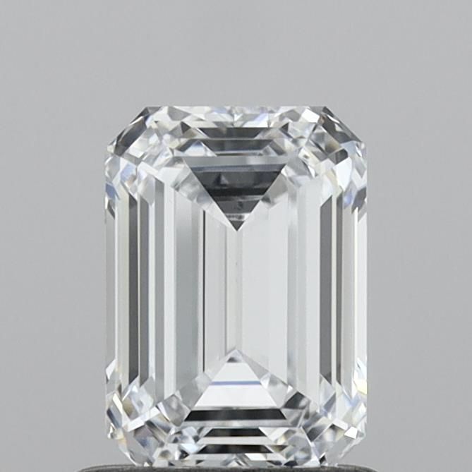 Lab-Grown Emerald Diamond - 0.95 Carats, E Color, VVS2 Clarity - Certified by IGI - Report Number: LG645484091