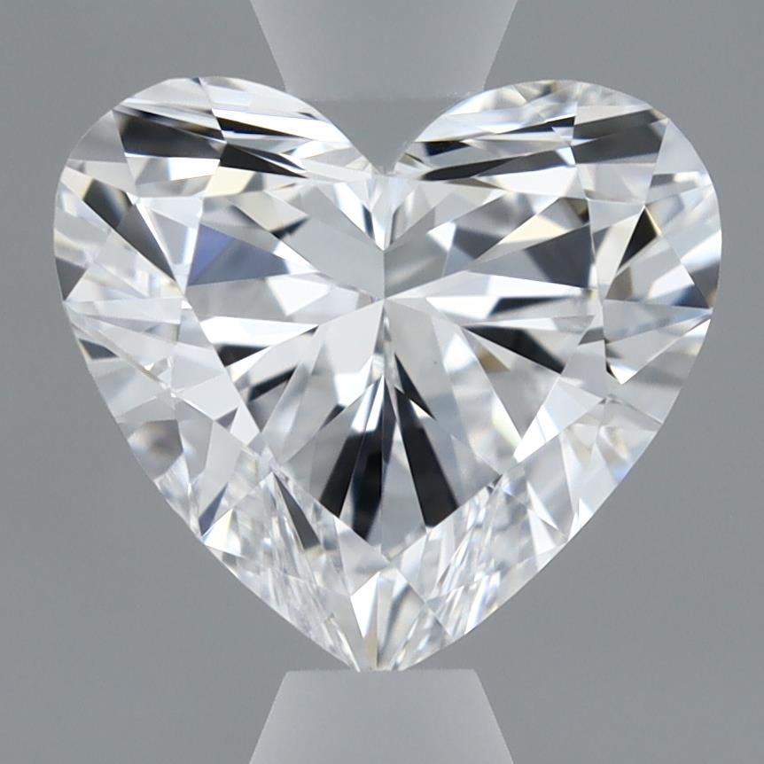 Lab-Grown Heart Diamond - 0.99 Carats, D Color, VVS2 Clarity - Certified by IGI - Report Number: LG620463504