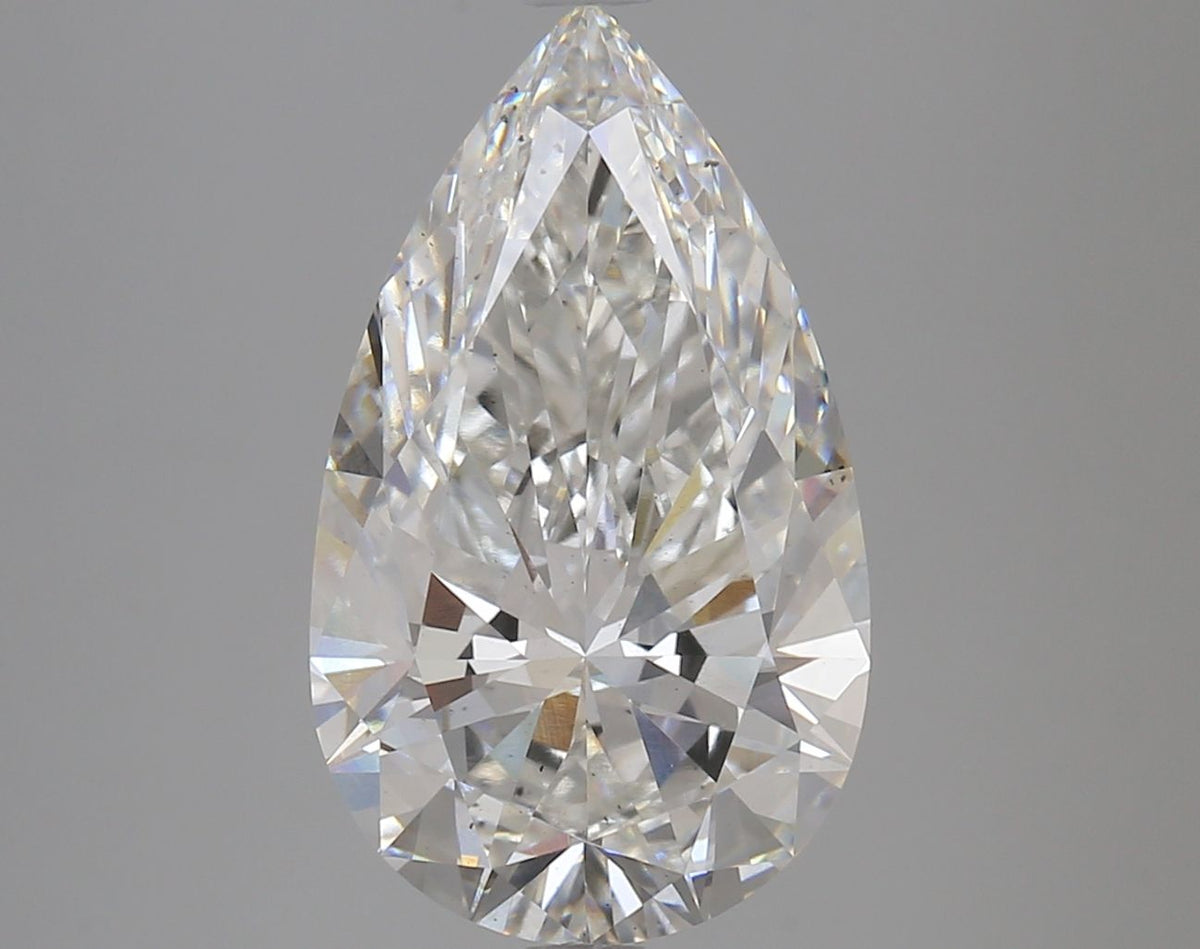 Lab-Grown Pear Diamond - 4.74 Carats, F Color, VS2 Clarity - Certified by IGI - Report Number: LG623477229