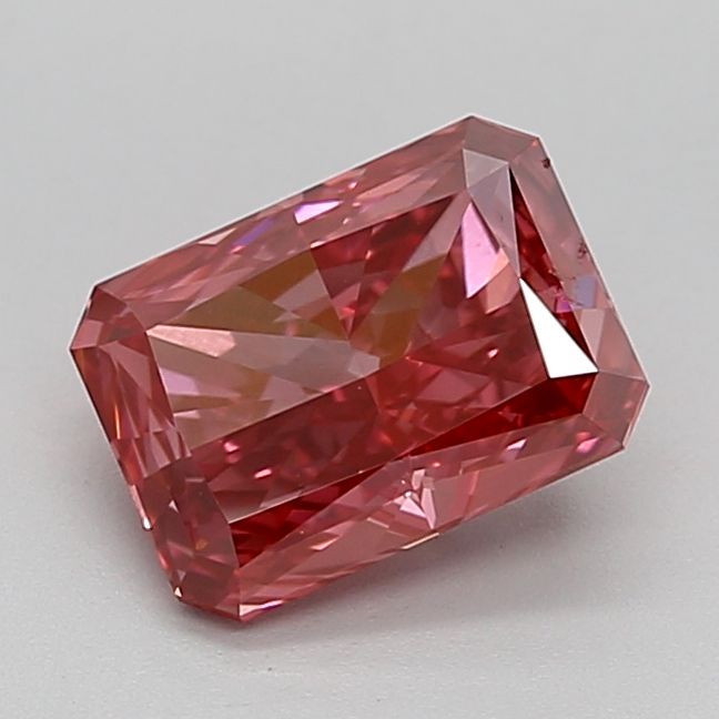 Lab-Grown Radiant Diamond - 2.09 Carats, Fancy Vivid Pink Color, VVS2 Clarity - Certified by IGI - Report Number: LG641476138