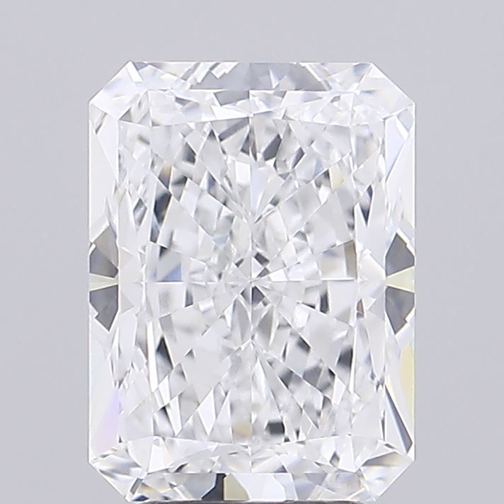 Lab-Grown Radiant Diamond - 3.51 Carats, D Color, VVS2 Clarity - Certified by IGI - Report Number: LG671436074