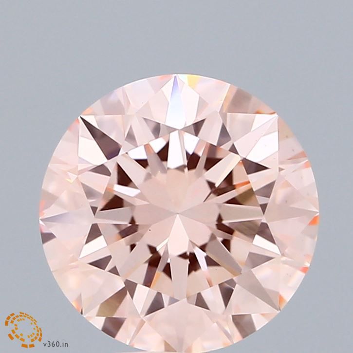 Lab-Grown Round Diamond - 2.46 Carats, Fancy Intense Pink Color, VS1 Clarity - Certified by IGI - Report Number: LG662480145