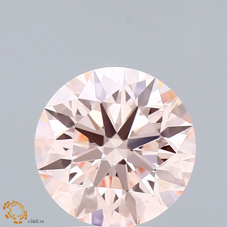 Lab-Grown Round Diamond - 2.02 Carats, Fancy Intense Pink Color, VVS2 Clarity - Certified by IGI - Report Number: LG663412714