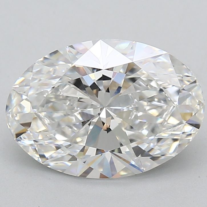 Lab-Grown Oval Diamond - 3.05 Carats, E Color, VVS2 Clarity - Certified by IGI - Report Number: LG717525687