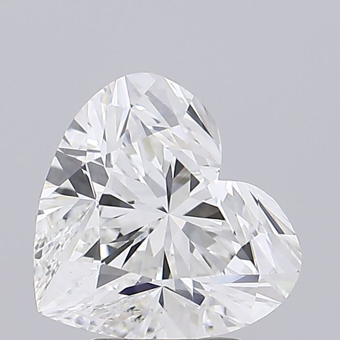Lab-Grown Heart Diamond - 3.05 Carats, F Color, VVS2 Clarity - Certified by IGI - Report Number: LG713529008