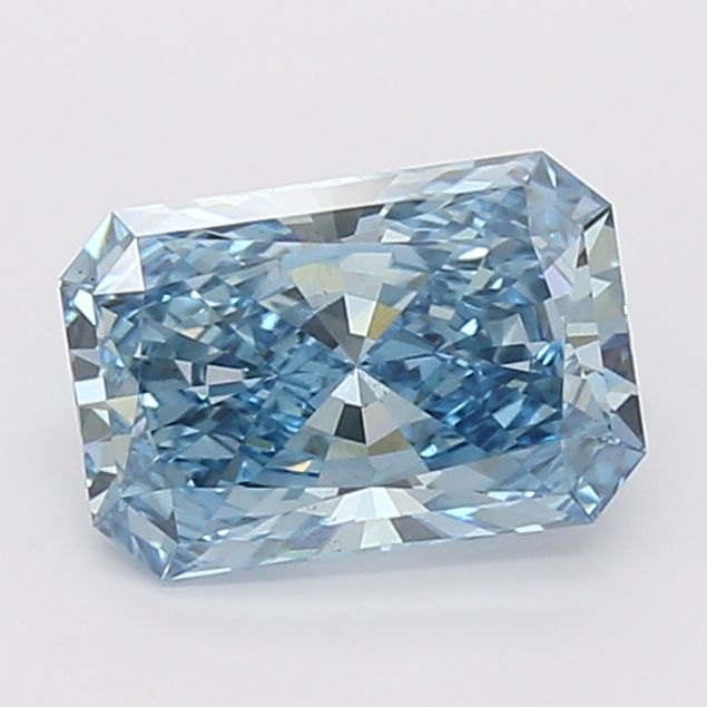 Lab-Grown Radiant Diamond - 2.05 Carats, Fancy Vivid Blue Color, VS2 Clarity - Certified by IGI - Report Number: LG660483993