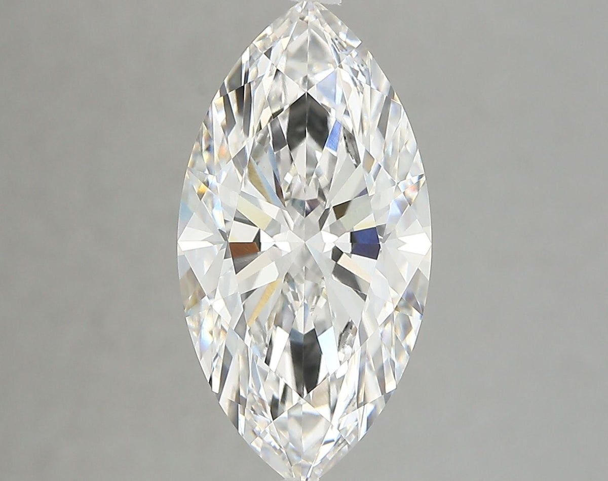 Lab-Grown Marquise Diamond - 4.05 Carats, F Color, VVS2 Clarity - Certified by IGI - Report Number: LG684504630