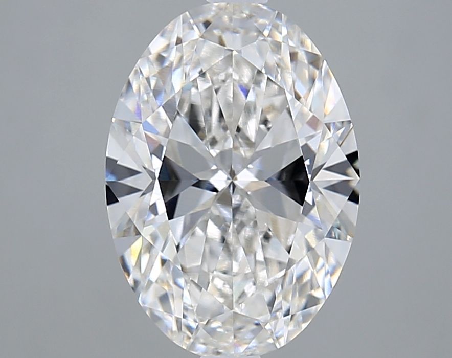 Lab-Grown Oval Diamond - 3.01 Carats, F Color, VVS2 Clarity - Certified by IGI - Report Number: LG690525500