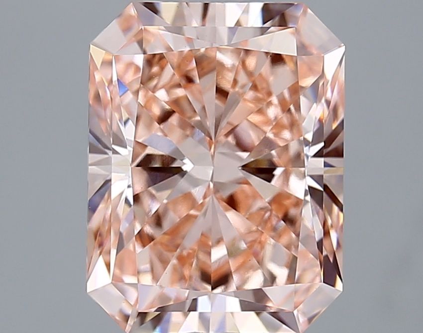 Lab-Grown Radiant Diamond - 4.52 Carats, Fancy Vivid Pink Color, VVS2 Clarity - Certified by IGI - Report Number: LG669406227
