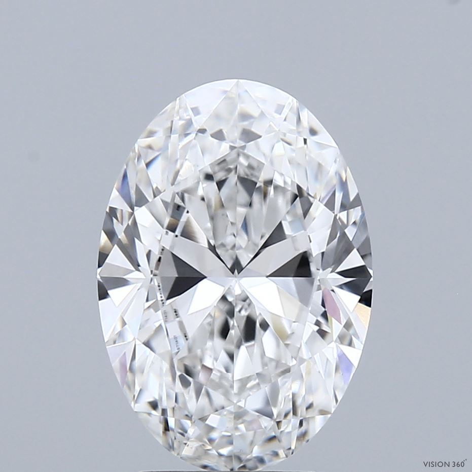 Lab-Grown Oval Diamond - 3.55 Carats, E Color, VVS2 Clarity - Certified by IGI - Report Number: LG713571401