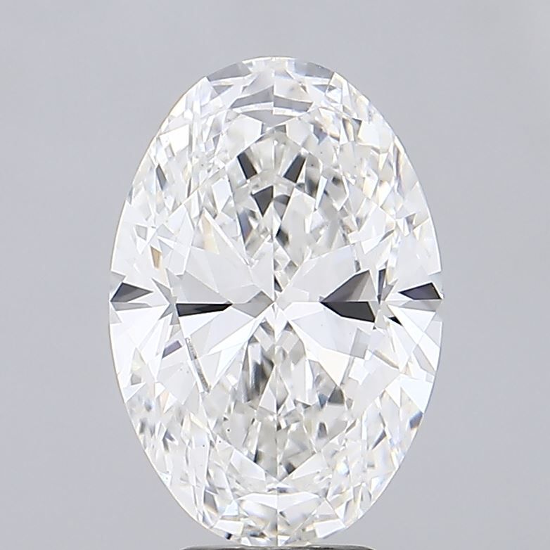 Lab-Grown Oval Diamond - 6.07 Carats, F Color, VS1 Clarity - Certified by IGI - Report Number: LG689507196