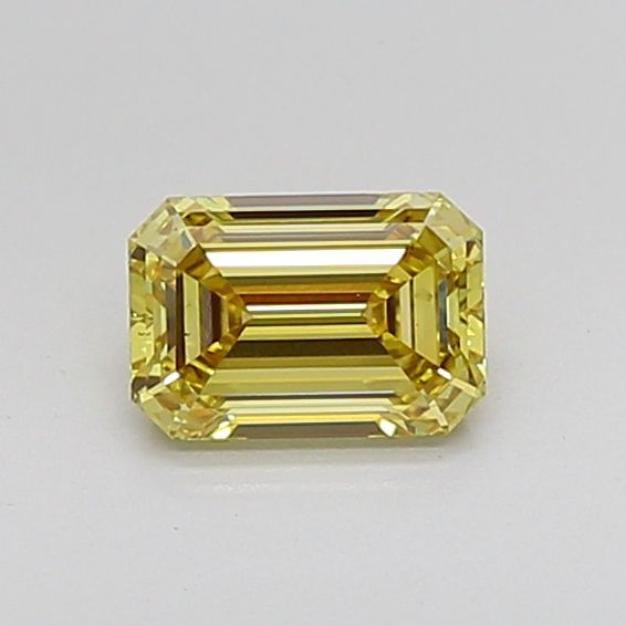 Lab-Grown Cushion Diamond - 2.05 Carats, Fancy Intense Yellow Color, VVS2 Clarity - Certified by IGI - Report Number: LG652415462