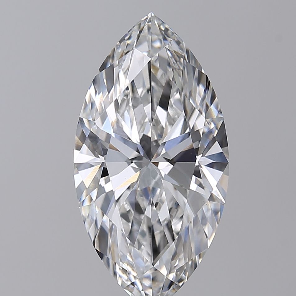 Lab-Grown Marquise Diamond - 3.5 Carats, F Color, VS1 Clarity - Certified by IGI - Report Number: LG667408304
