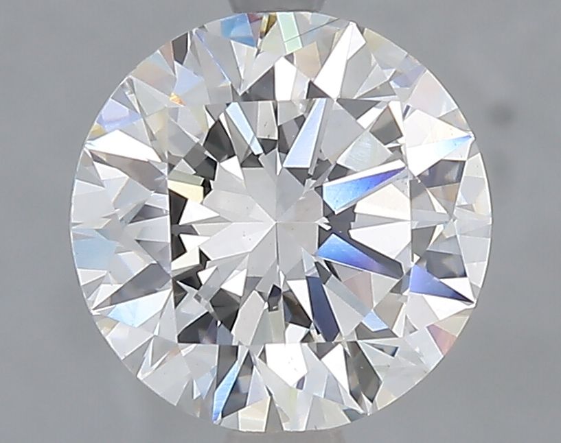 Lab-Grown Round Diamond - 2.01 Carats, Fancy Vivid Blue Color, VS2 Clarity - Certified by IGI - Report Number: LG675576513