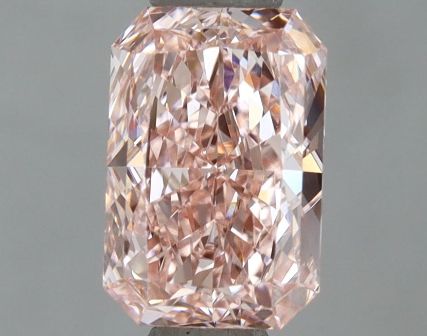 Lab-Grown Radiant Diamond - 1.01 Carats, Fancy Intense Pink Color, VVS2 Clarity - Certified by IGI - Report Number: LG670472955