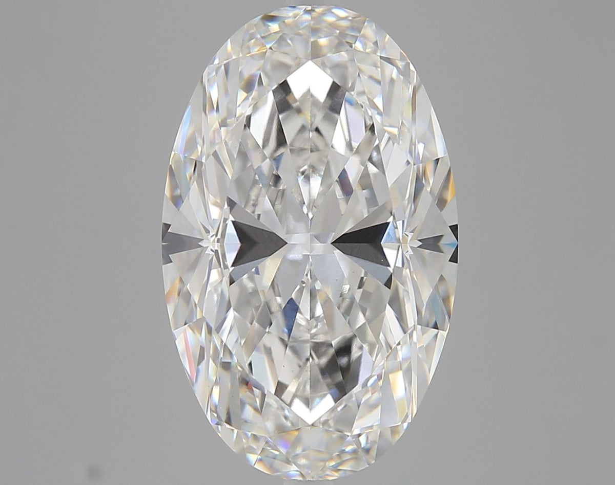 Lab-Grown Oval Diamond - 8.05 Carats, E Color, VS1 Clarity - Certified by IGI - Report Number: LG683598200