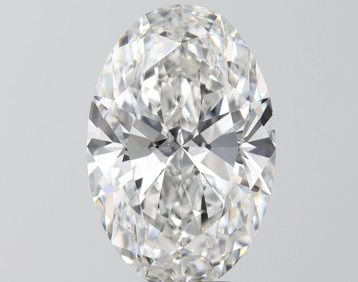 Lab-Grown Oval Diamond - 7.01 Carats, F Color, VS1 Clarity - Certified by IGI - Report Number: LG687505218