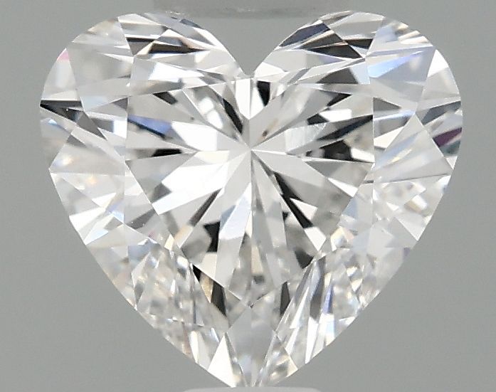 Lab-Grown Heart Diamond - 0.98 Carats, F Color, VVS2 Clarity - Certified by IGI - Report Number: LG692590833