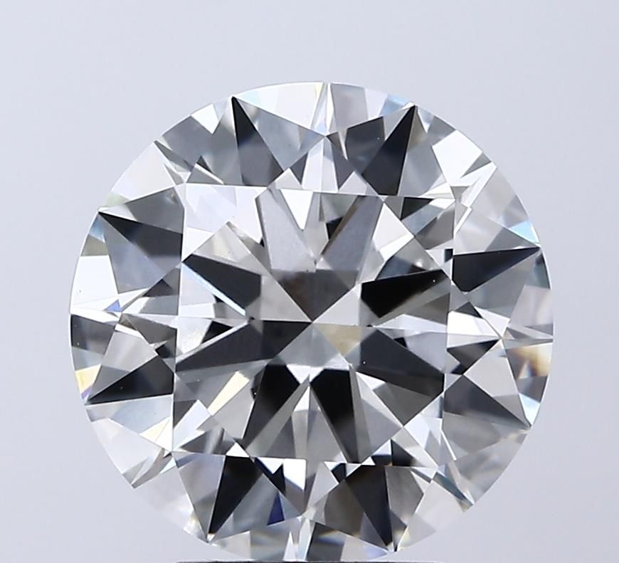 Lab-Grown Round Diamond - 4.01 Carats, F Color, VVS2 Clarity - Certified by IGI - Report Number: LG715589190